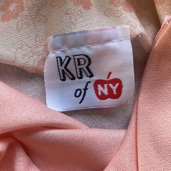 Vintage KR of NY Peplum Style Dress. Midi. Spring. Size 14. USA. 70’s/80’s. - Picture 8 of 15